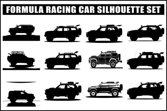 Download Formula Racing Car SVG Bundle - Racing Collection