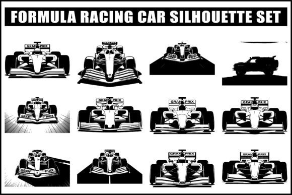 Download Formula Racing Car SVG Bundle - Racing Collection