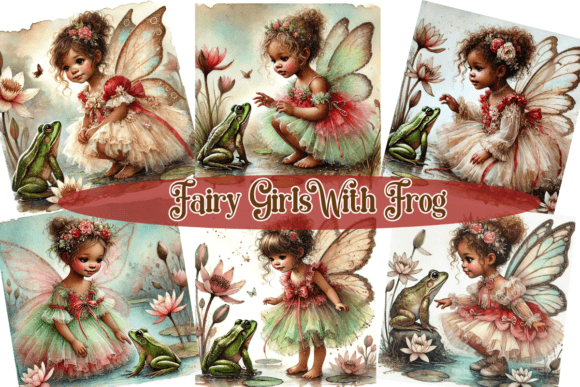 Download Fairy Girls and Friendly Frogs - Girls Collection