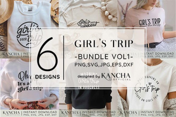Download Girls Trip SVG Bundle Vol.1 - Girls Collection