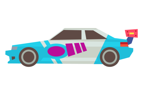 Download Rally Car Icon. Racing Color Toy Side Vi - Racing Collection