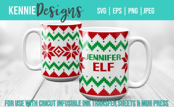 Download Ugly Christmas Sweater Mug Custom SVG - Premium Resources