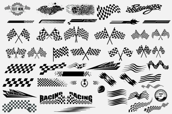Download Racing Flag SVG, Start Flags, Race PNG - Racing Collection