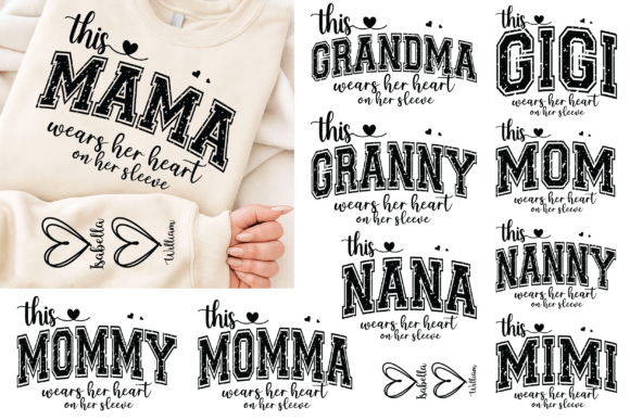Download This Mama/Grandma/Nana Custom SVG Bundle - Custom svg Collection
