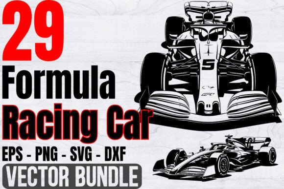 Download Formula Racing Car SVG Bundle, Car Svg - Racing Collection