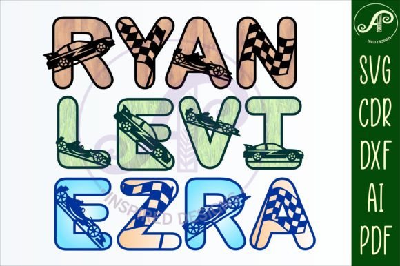 Download Racing Car Letters 78SVG Alphabet Bundle - Racing Collection